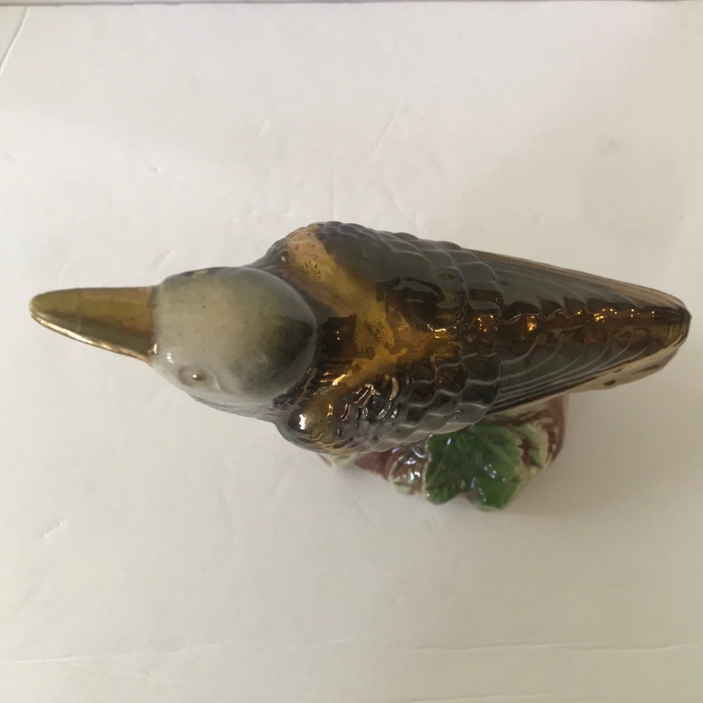 Ceramic Bird Perched on Tree - Picture 7 of 9